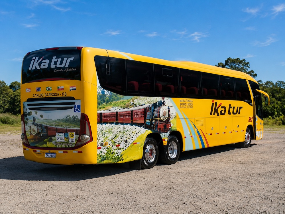 Ônibus Ikatur para viagens contratadas