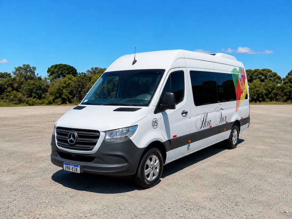 Van para fretamento e viagens em grupo