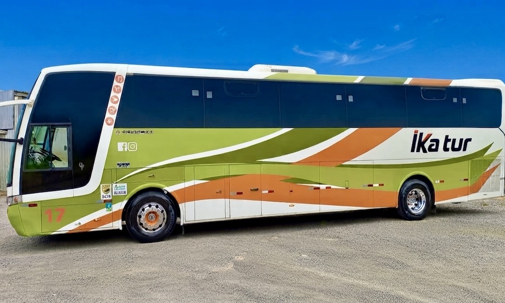 Ônibus confortável para transporte de passageiros no Rio Grande do Sul