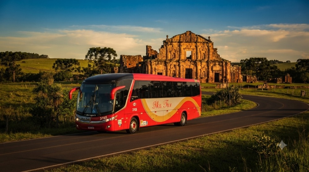 Viagem em grupo para destinos históricos no Rio Grande do Sul